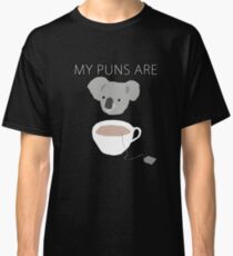 "Koala Tea" puns Classic T-Shirt