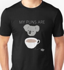 Camiseta unisex Juegos de palabras "Koala Tea"