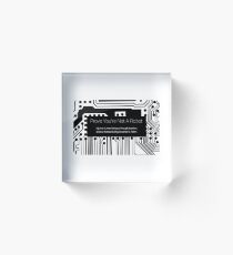 Are you human? Acrylic Block