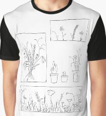 wildflowers illustrated print Graphic T-Shirt