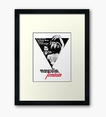 Masculin feminin Framed Print