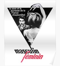 Masculin feminin Poster