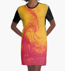 Pele's Fire Graphic T-Shirt Dress
