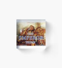 GOD Emperor President TRUMP MAGA Acrylic Block