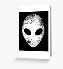 Alien Head Greeting Card