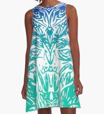 Ice Kitty A-Line Dress