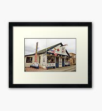Route 66 - Angel's Barber Shop Framed Print