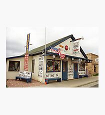 Route 66 - Angel's Barber Shop Photographic Print