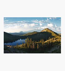 Panorama of Mt. Shasta from Heart Lake Photographic Print
