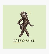 Sassquatch Photographic Print