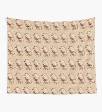 Ukulele Bear Wall Tapestry