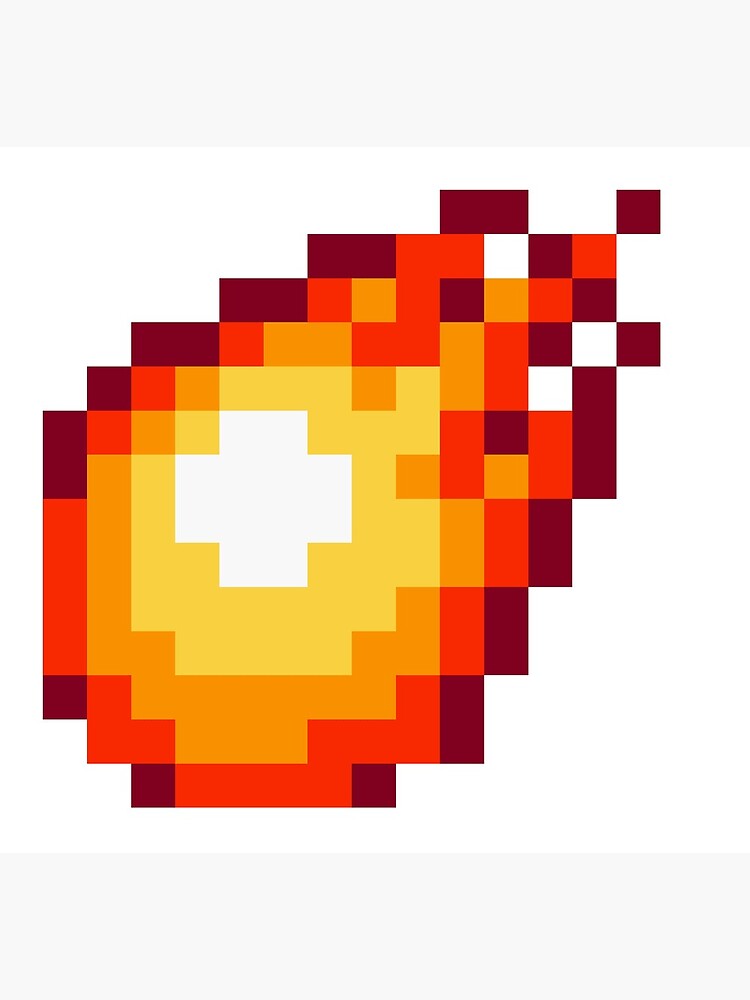 Impression artistique « Boule de feu », par Pixelblaster Redbubble
