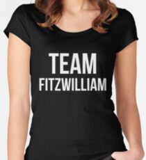 Team Fitzwilliam Mr DarcyShirt Jane Austen Pride Prejudice Women's Fitted Scoop T-Shirt
