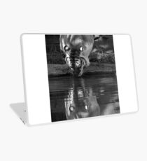 Taking a Drink Black & White Laptop Skin