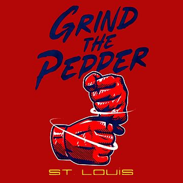 Grind the pepper St Louis  Sticker for Sale by Jeff Brandon