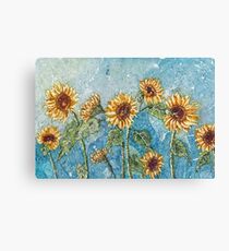 A Summer of Sunflowers Canvas Print