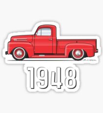 Red 1948 Sticker