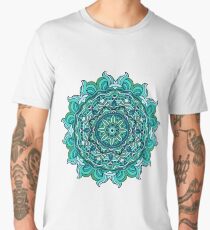 Blue mandala Men's Premium T-Shirt