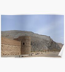 Omani Mountain Fort. Poster