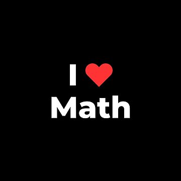 Artwork thumbnail, I love math by science-gifts