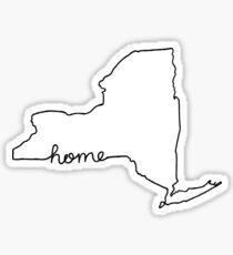 New York Home Zustand Gliederung Sticker