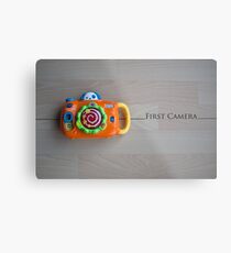 My First Camera Metal Print