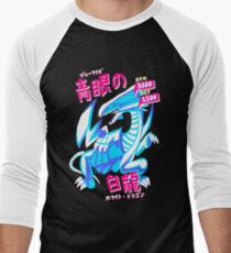 BLUE-EYES WHITE DRAGON (青眼の白龍) Men's Baseball ¾ T-Shirt