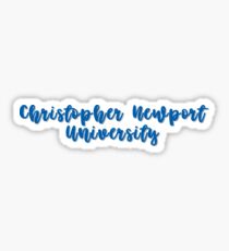 Christopher Newport University Sticker