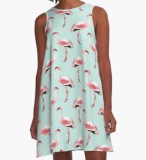 Flamingo A-Line Dress