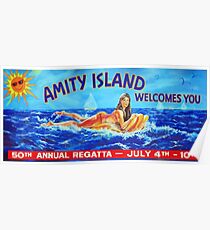 Amity Island welcomes you Poster