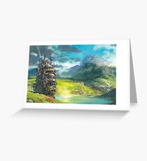 Howl's moving castle Greeting Card