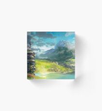 Howl's moving castle Acrylic Block