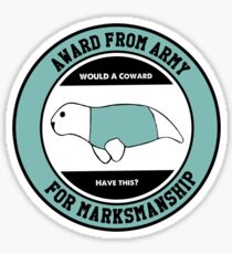 These are my awards from army Sticker