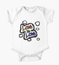 LOVE IS LOVE (Rainbow) One Piece - Short Sleeve