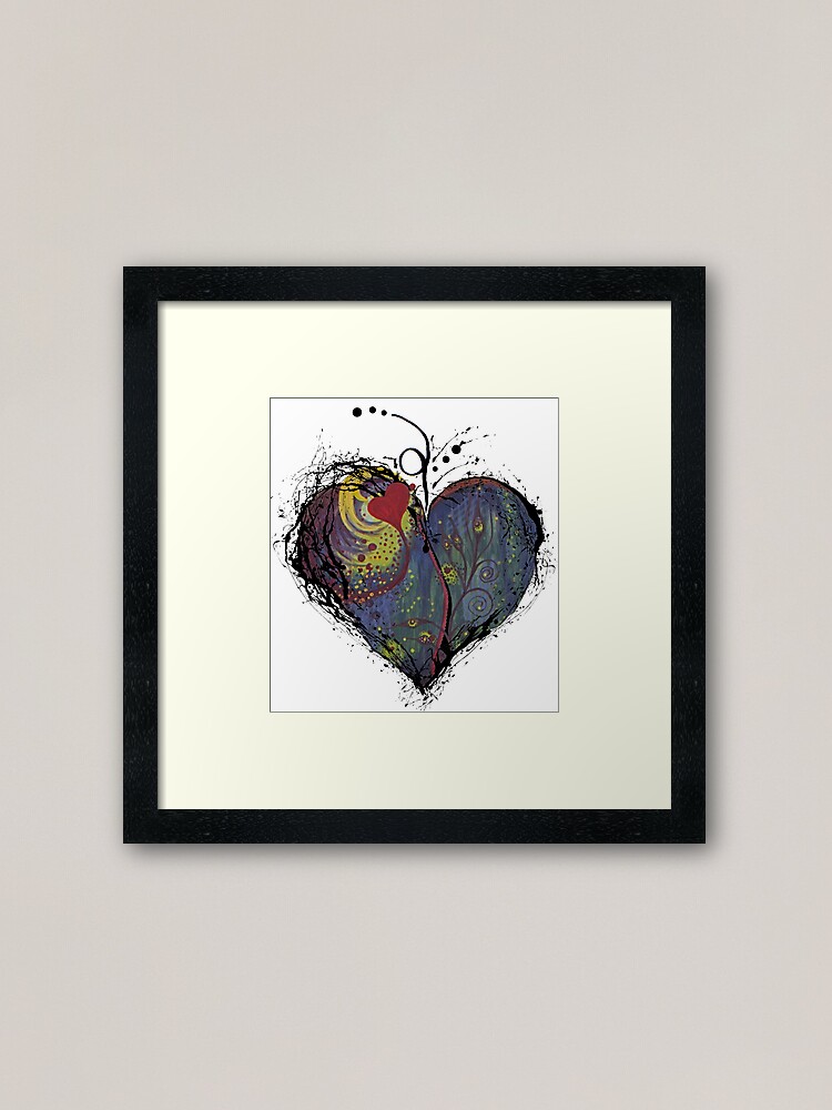 Alternate view of heART Framed Art Print
