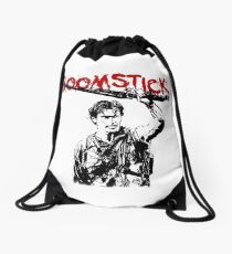 boomstick- evil dead Drawstring Bag