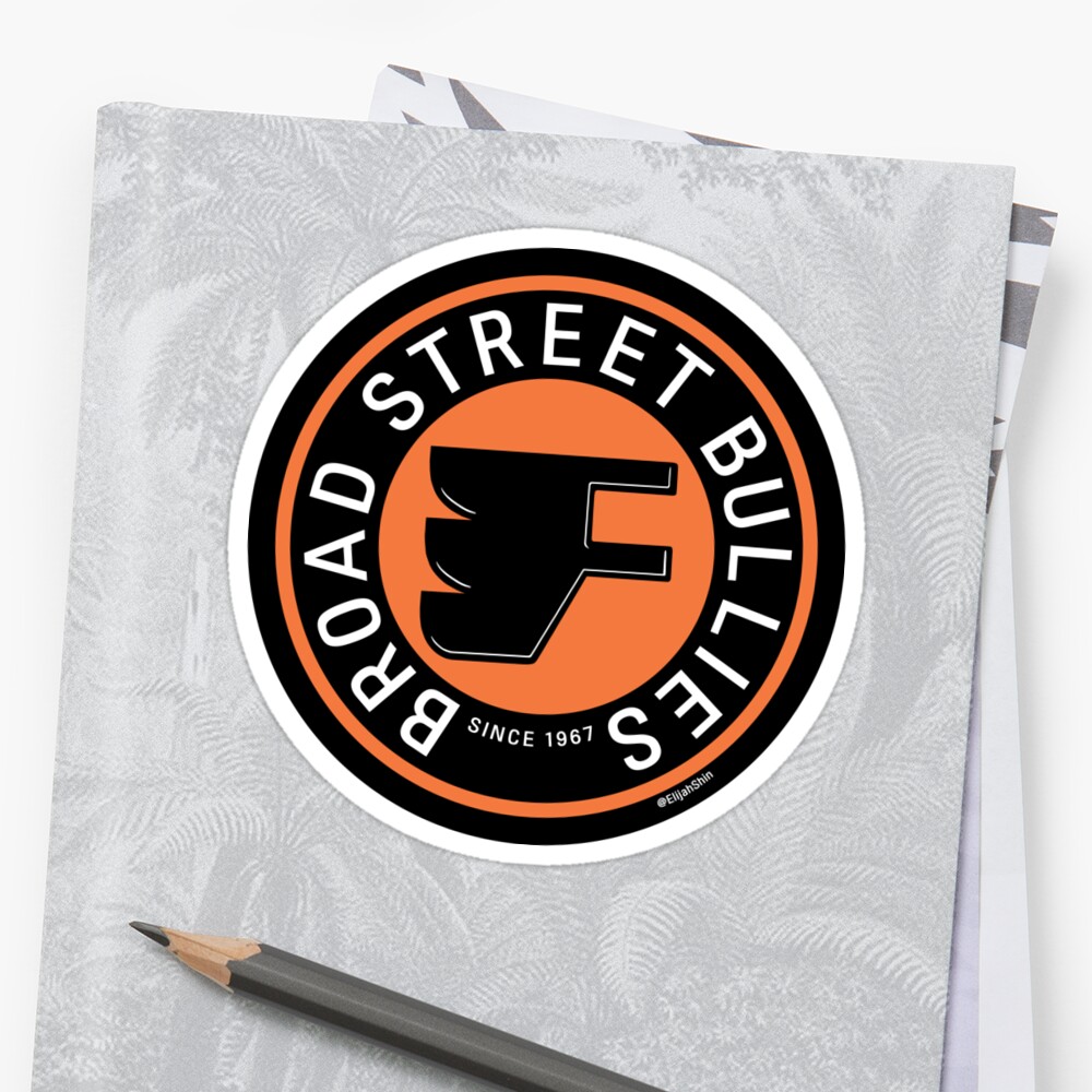 Broad Street Bullies Sticker By Plusminuselijah Redbubble   Stf,small,600x600 C,0,0,1000,1000.u4 