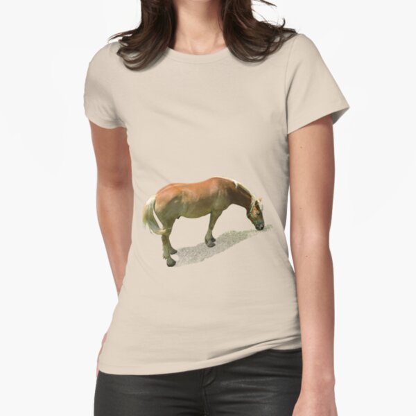 Horse from Kristberg (T-Shirt & iPhone case) Fitted T-Shirt