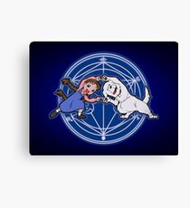 Fullmetal Fusion Ha! Canvas Print