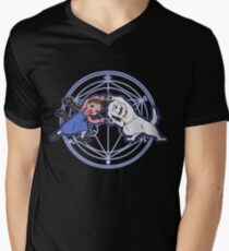 Fullmetal Fusion Ha! Men's V-Neck T-Shirt