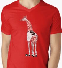 Belt Giraffe (Textless) Men's V-Neck T-Shirt