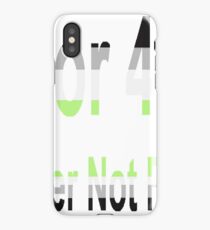 Error 404 Agender Design iPhone Case