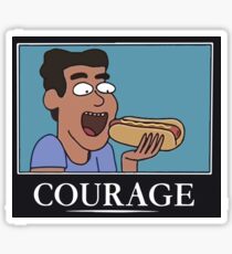Courage Sticker