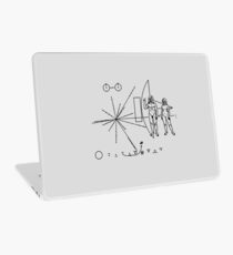 We Come in Peace - A Hippy Message to Alien Civilizations Laptop Skin