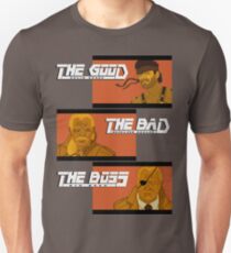 The Good, The Bad and The Boss - A Metal Gear Movie Unisex T-Shirt