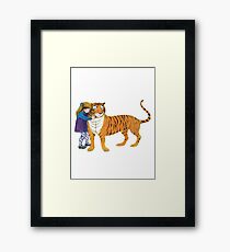 The Tiger Who Came to Tea Framed Print