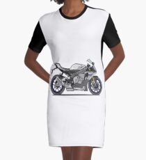 Yamaha YZF-R1M Supersport Motorcycle Graphic T-Shirt Dress