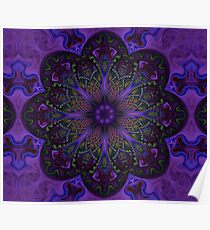 Fractal Mandala Poster
