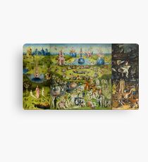 The Garden of Earthly Delights by Hieronymus Bosch Metal Print