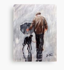 Well he is getting on a bit! Canvas Print